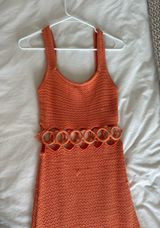 Orange maxi dress Photo 0