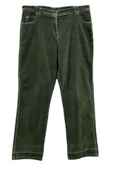Woolrich Light Olive Green High Rise Corduroy Pants Size 14 Photo 0