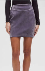 NWT Lululemon Scuba High Rise Mini Skirt Velvet Nightfall Size XL‎ Photo 0