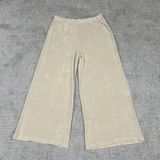 The Simple Folk Pants Women 14 Organic Cotton Boho Wide Leg Beige Sustainable Photo 0