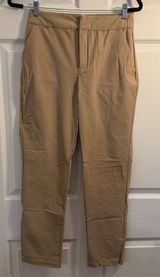 FIGS PRO Performance Chino Pants Tan Small Slim Tapered Medical Professional Photo 0