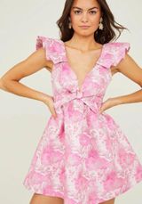 Altered State Ashley Jacquard Mini Dress Photo 0