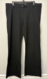 Betabrand Dress Pant Yoga Pant in Bootcut Black Women Size 2XL Photo 0