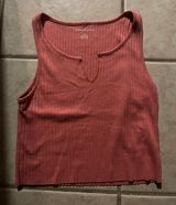 Outfitters Ribbed Pink Tank Photo 0