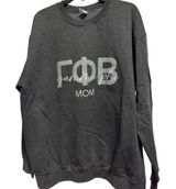Gamma Phi Beta Sorority Mom Port & Company Fleece Crewneck Sweatshirt, XL Photo 0