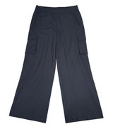 Beyond Yoga City Cargo Pants Women L Black NEW Wide Leg NW1241 Athleisure Photo 0