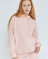 Aritzia TNA Cozy Fleece Boyfriend Hoodie Pink Photo 0