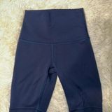Lululemon Align High Rise Short Size 0 Navy Blue Bike Short 8" Photo 0