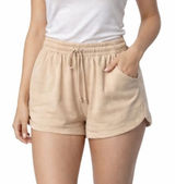Aeropostale‎ Lounge Shorts Women’s Size S Beige Drawstring Waist Photo 0