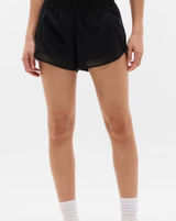 Athleta Women's Mesh Racer Run High Rise 3" Short Photo 0