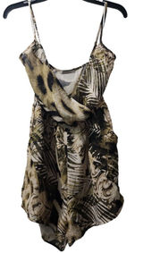 Bear‎ Dance Romper Animal Print Sleeveless Casual Jumpsuit Photo 0