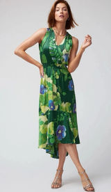 White House Black Market Floral Hi-Lo Midi Maxi Dress Size 2 NWT Photo 0