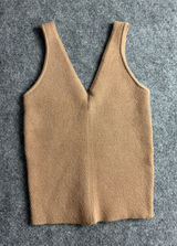 Abercrombie & Fitch Woman Small sweater V-neck subtle ribbed Tank Photo 0