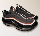 Nike Air Max 97 Black Pink Rose Gold Sneakers Air Cushion Womens 7 CU4751-001 Photo 0