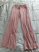 Tiktok Pink Flare Leggings Size L Photo 0
