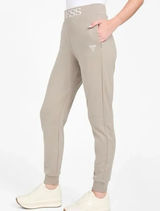 Guess Women’s Alessia Logo Waist Joggers sweat pants athleisure nude size M Photo 0
