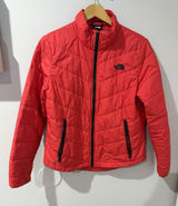 Women's The North Face Quilted Jacket Red Sz M‎ Photo 0
