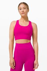 Lululemon Stash It Bra *Medium Support, B/C Cup Ripened Raspberry Photo 0