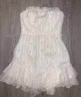 White Strapless Dress Photo 0