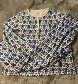 Roller Rabbit Pajamas Monkey Blue long sleeve set small Photo 0