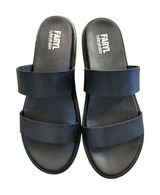 Faryl‎ by Farylrobin women's slide sandals Rory Black Size 10 Photo 0