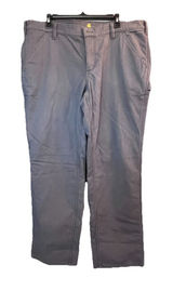 Carhartt Women's Original Fit Fleece Lined - Carpenter Pant Size‎ 18 REG Gray Photo 0