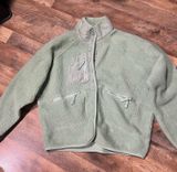 Amazon Jacket Green Fuzzy Photo 0