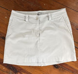 Nike Golf Skort Tour Performance Size 10 Cream White Golf Short Skirt Skort Photo 0