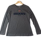 NFL Women's Gray Graphic Monsters of the‎ Midway Chicago Bears Long Sleeve Top Photo 0