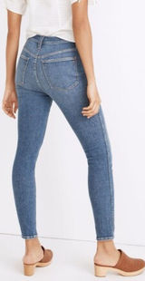 Madewell High-Rise Skinny Crop‎ Jeans in Bradfield Wash $138 NWT See Size Info Photo 0