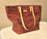 Consuela Classic Tote Floral Brown & Pink Photo 0