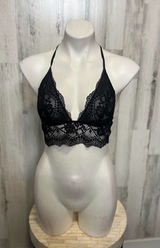 Black laced top Black Size M Photo 0