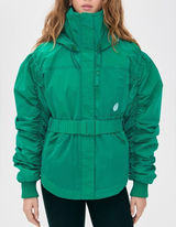 Free People FP Movement Lift Laugh Love Jacket Coat in Green Glow - NWT Photo 0