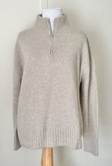 Tesma Cashmere 1/4 Zip Polo Sweater Photo 0
