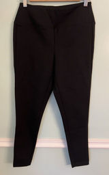 Orvis Stretch Pants S‎ Women Black Nylon Elastane High Waist Ponte Photo 0