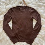 Skims Soft Smoothing Long Sleeve Top Cocoa Size XS Photo 0