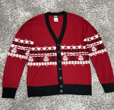 Star Wars Cardigan Women Red Black Darth Vader Storm Trooper Sweater Size M Photo 0