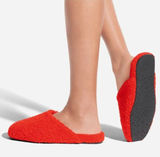 Bombas Women's Sunday Mule Slipper Orange Size W5 Sherpa Cozy Photo 0