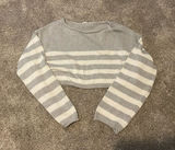 Garage Knit Cropped Sweater Photo 0