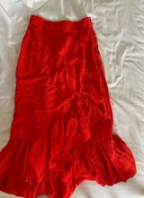 red maxi skirt  Photo 0