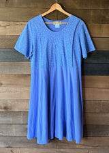 American-vintage Women's Blue and Purple Dress Photo 0