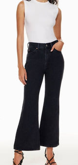 Denim Forum Aritzia Black The Marlene 60’s‎ High Rise Flare Jeans Photo 0