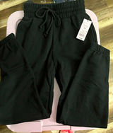 Wild fable Black Fleece Drawstring Jogger Pants, Athleisure, XXS sweatpants Photo 0