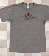 Gildan santa clara university go broncos lacrosse grey red short sleeve tee Photo 0