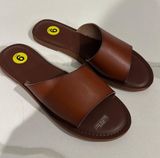 Leather sandals Brown Size 9 Photo 0