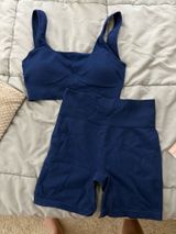 2 piece biker short set Blue Size M Photo 0