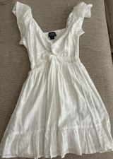 White Babydoll Dress Photo 0
