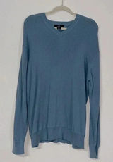 Imperfect Y2K vintage sweater 2002 Gap XXL‎ 100% cotton vneck ribbed XXL sweater Photo 0