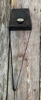 Brighton Leather Handbag Purse Shoulder Bag Brown‎ Black Croc Embossed Crossbody Photo 0