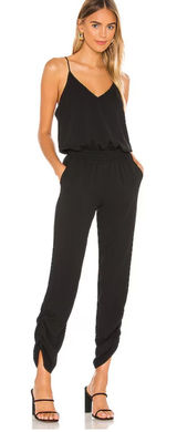 AMANDA‎ UPRICHARD Black Lowell Jumpsuit Size XS Photo 0